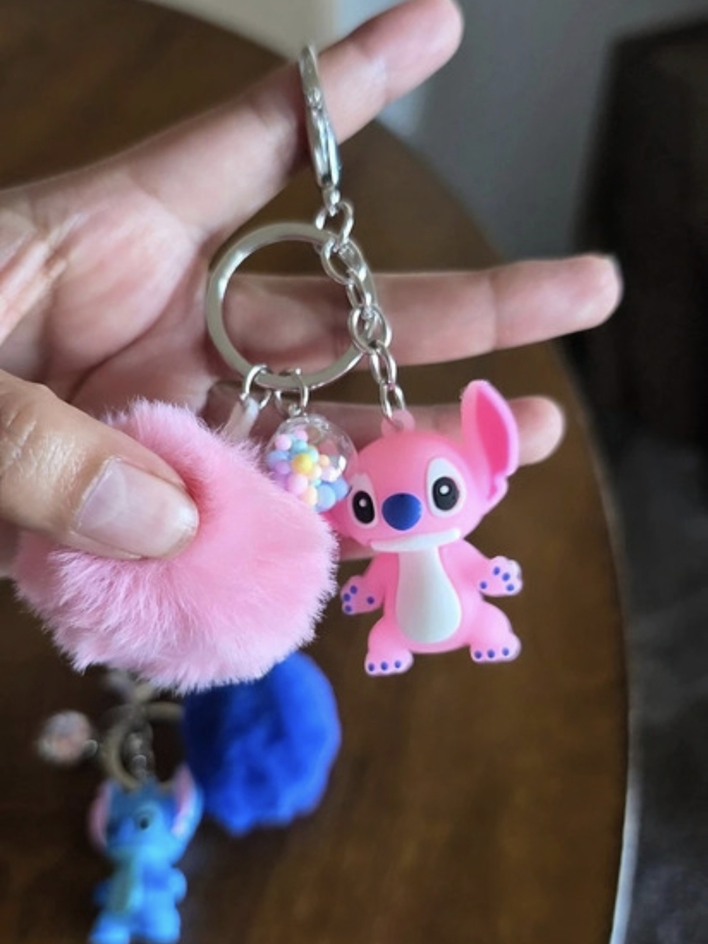 Pink & Blue Character Keychain Set - Picture 4 of 5